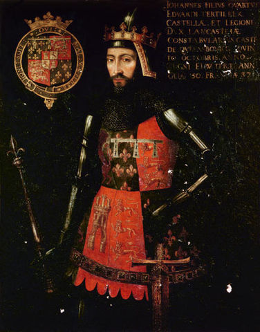 John of Gaunt, English Duke who fathered 14 children and basically is to blame for the mess we're in today. <br>Image credit: Lucas Cornelisz de Kock (1495–1552)